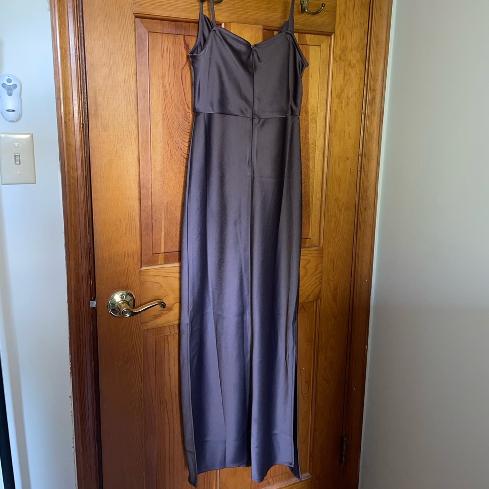 BHLDN Cali Satin Charmeuse Midi Dress size 2 - Picture 5 of 8